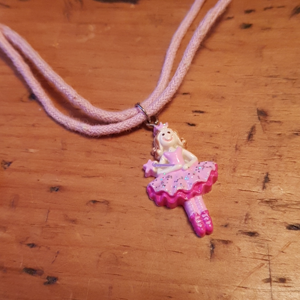 Pink kid necklace